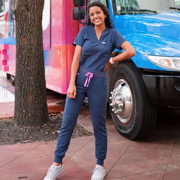 Figs Tops Figs Night Sky Catarina One Pocket Scrub Top Poshmark